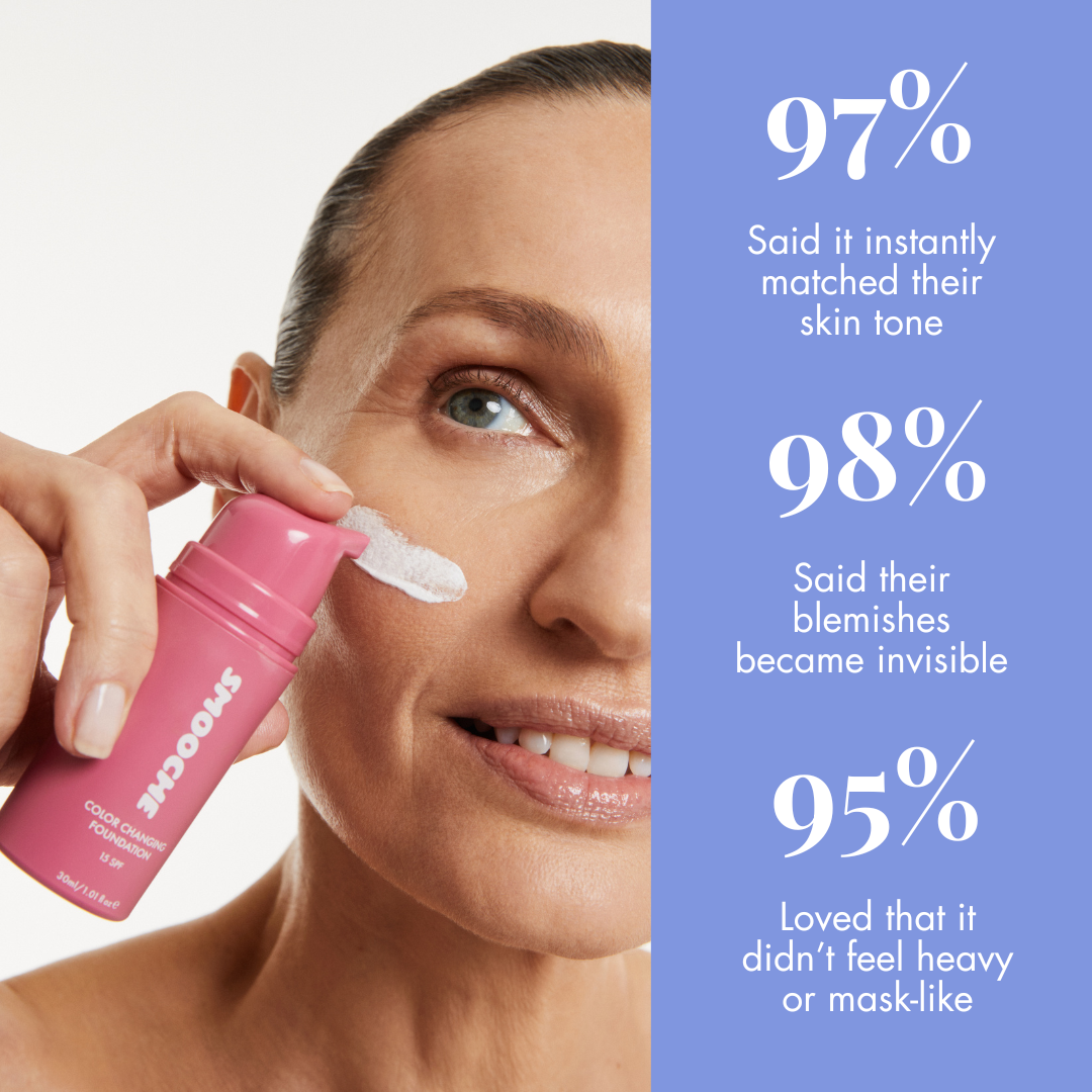 Color Changing Foundation — lifestyle photo | Smooche